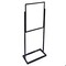Azar Displays Black Poster Floor Stand 22''W x 28''H on Wide Base 300701-BLK - alternate 1